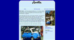 Desktop Screenshot of isetta.de